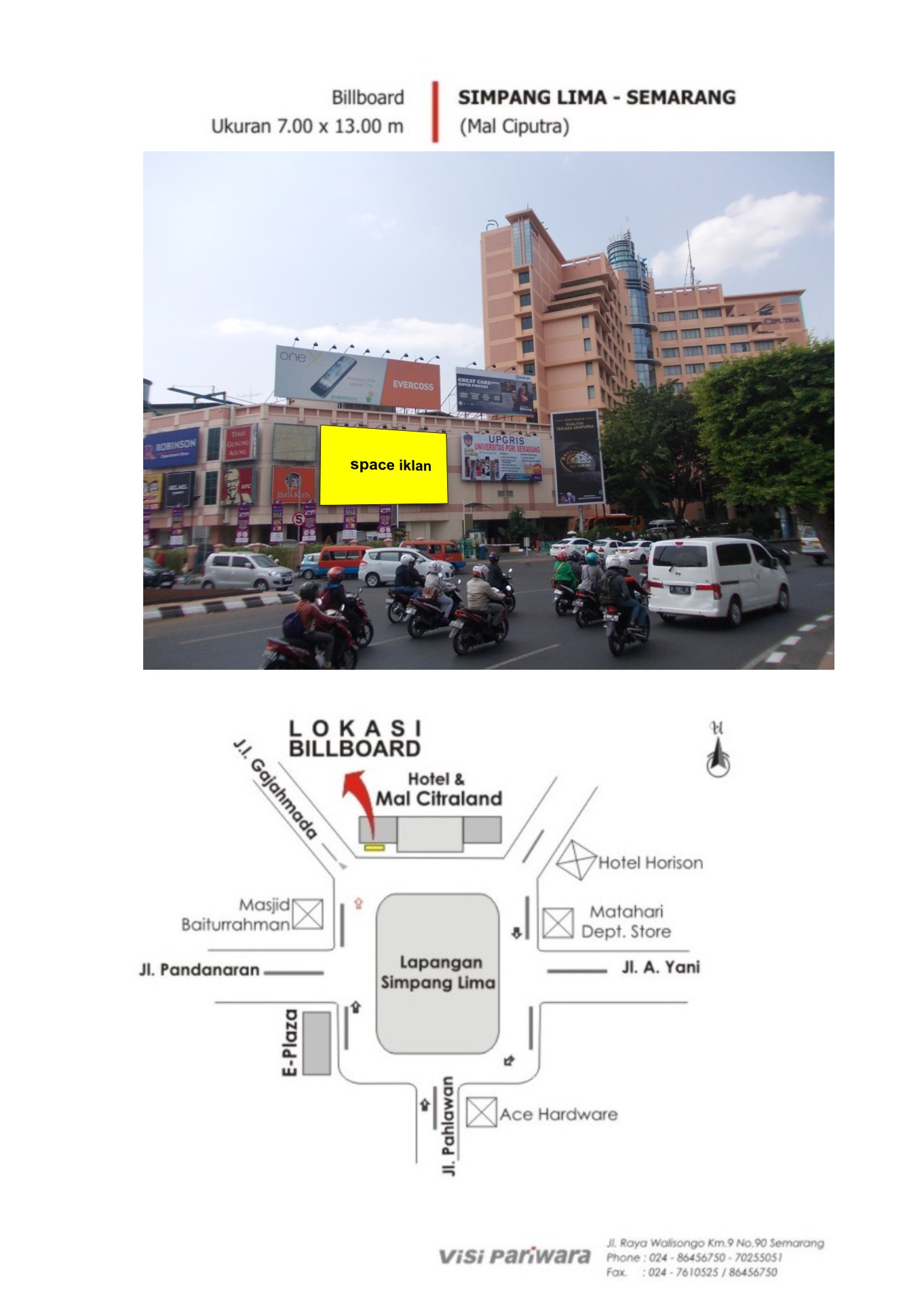 Papan Reklame Billboard Semarang